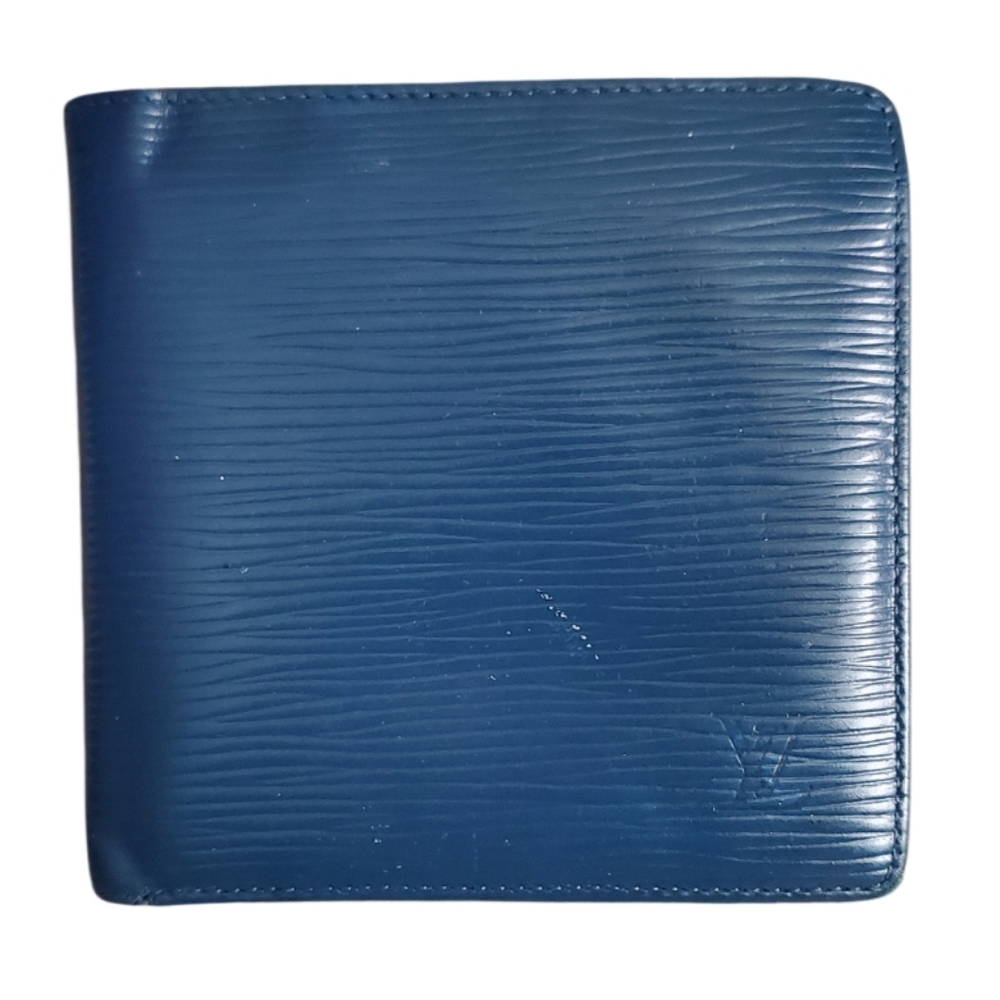 Louis Vuitton Blue Epi Leather Wallet